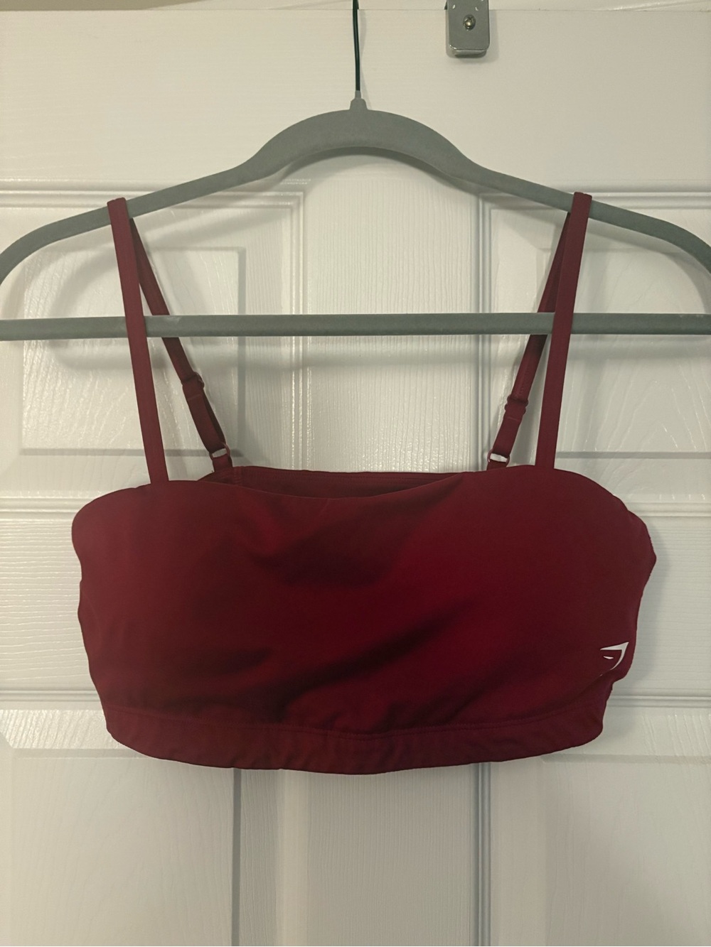 Gymshark Women's Deep Red Strappy Sports Bra